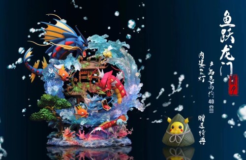 【Preorder】Crescent Studio Pokemon Fish Leaping Dragon Gate Banquet Resin Statue 