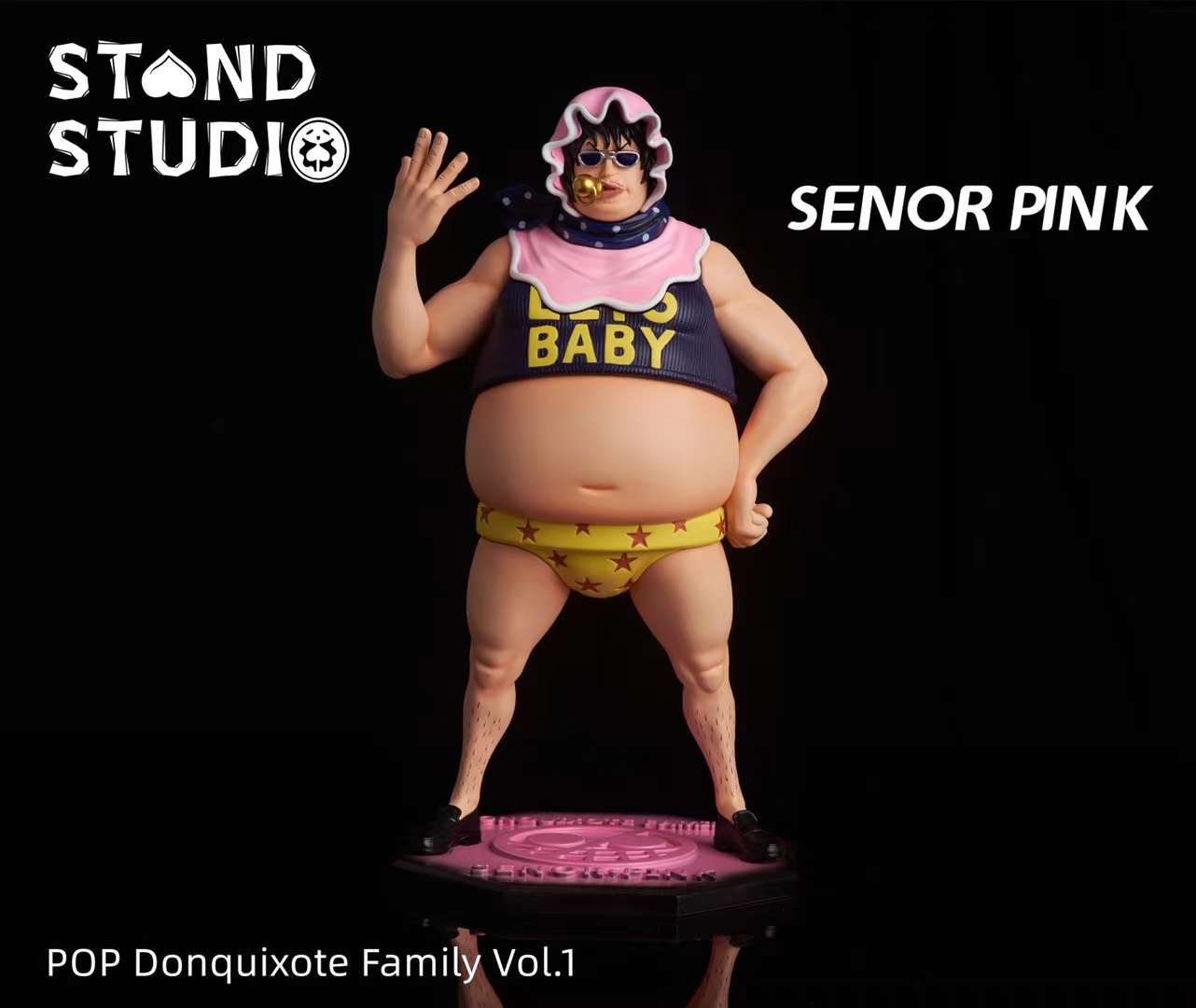 Preorder Stand Studio One Piece Pop Donquixote Family Senor Pink Resin Statue