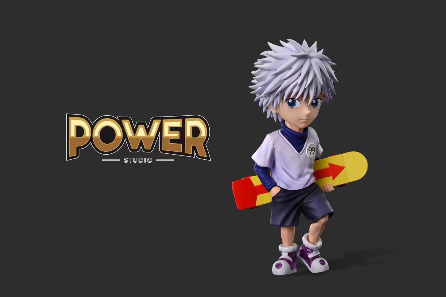 killua resin statue