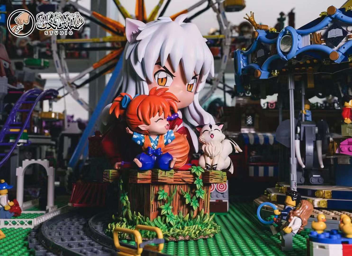 inuyasha resin statue