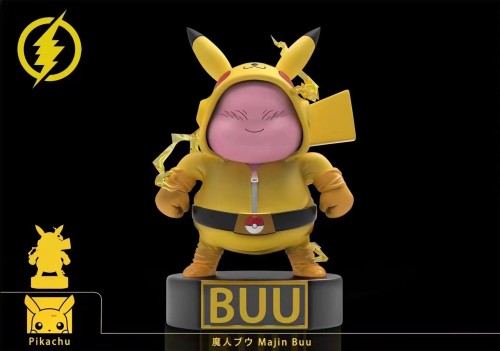 【Preorder】SDMW studio Dragon Ball Buu turns into Pikachu Poly Statue