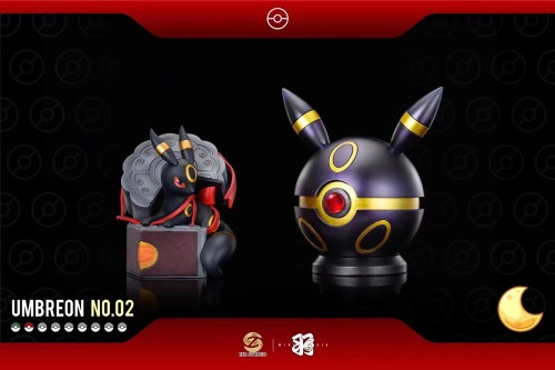 【Preorder】Yu Studio X HZ Studio Pokemon Umbreon Poké Ball 1/1 Resin Statue