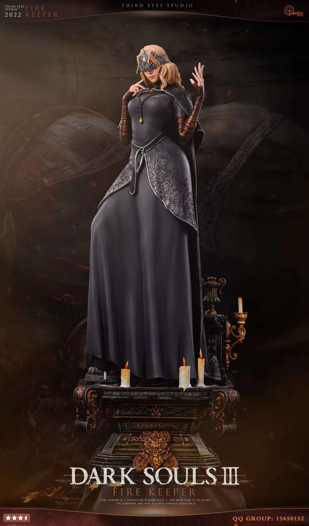 Preorder】Third Eye Studio Dark Souls Ⅲ Fire Keeper 1/4 Resin Statue