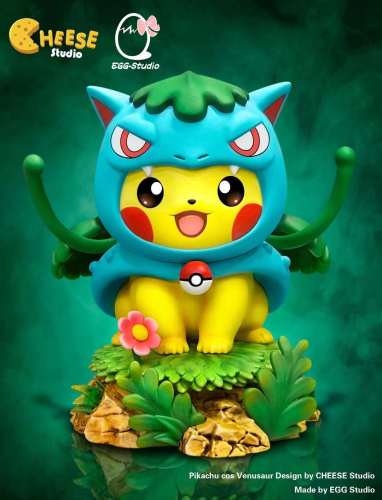 【Preorder】CHEESE&EGG Studio Pokemon Venusaur Turns into Pikachu Resin statue