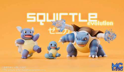 【Preorder】MG studio Pokemon Squirtle evolution PU 1/20 Statue