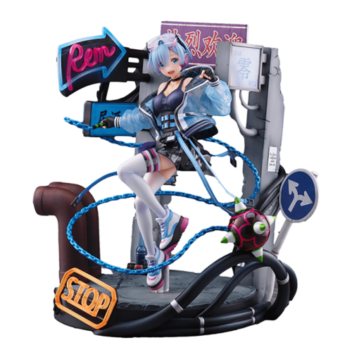 【In Stock】SSF Life in a different world from zero Neon City Rem&Ram 1/7 PVC Figure