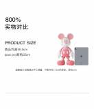 【Preorder】VGT Disney EGO Mickey Pink Flocking - Valentine's Day Limited Polystone Statue