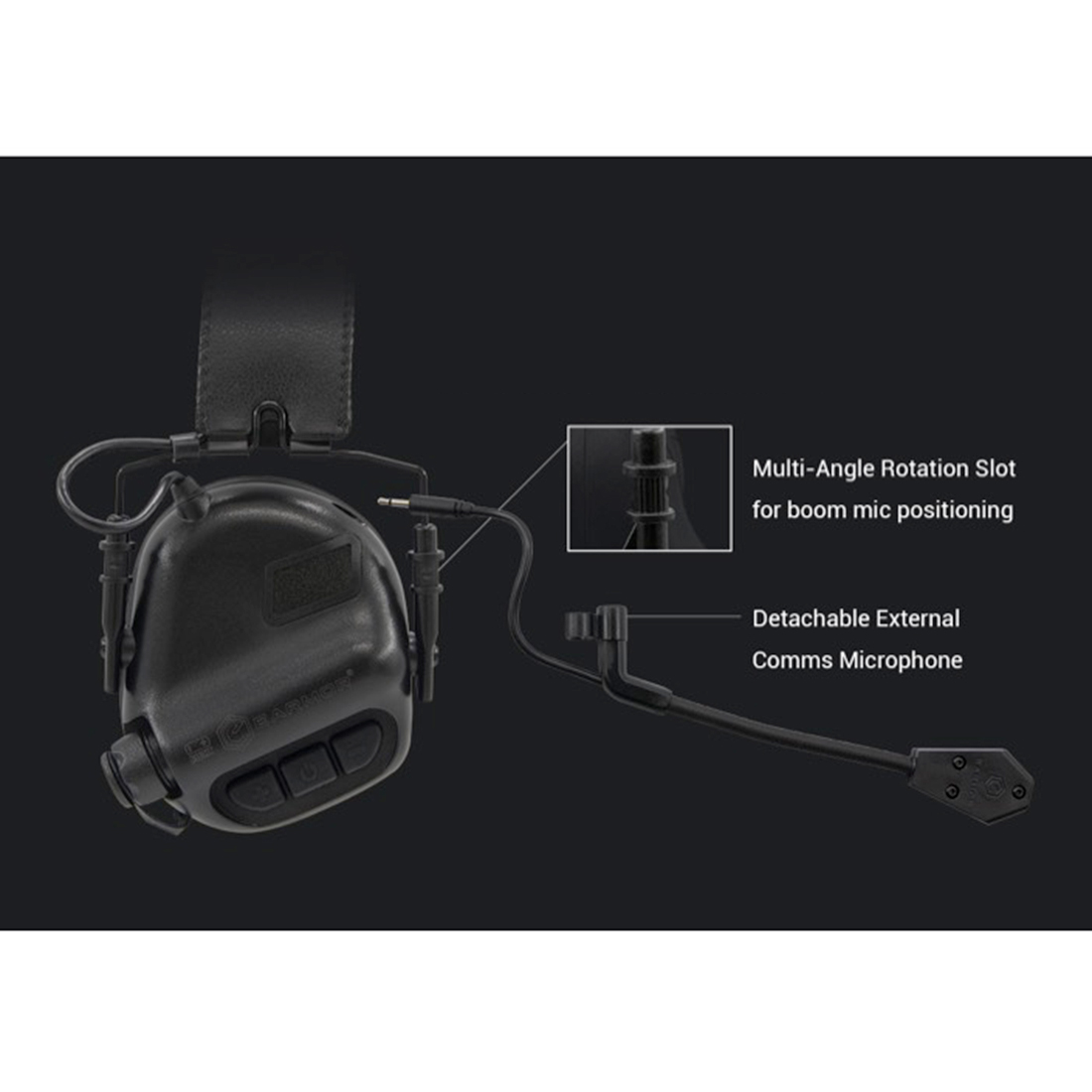 Evolution In Battle Earmor M32H Pickup Noise Reduction