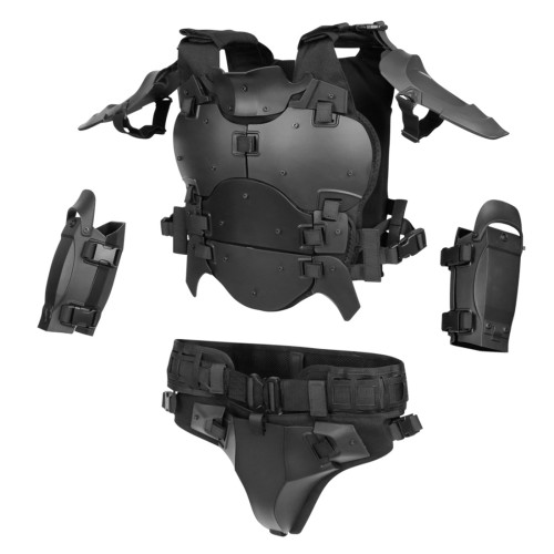 WST Outdoor Multi-function Tactical Armor Set Adjustable Tactical Elbow Pad Waist Seal