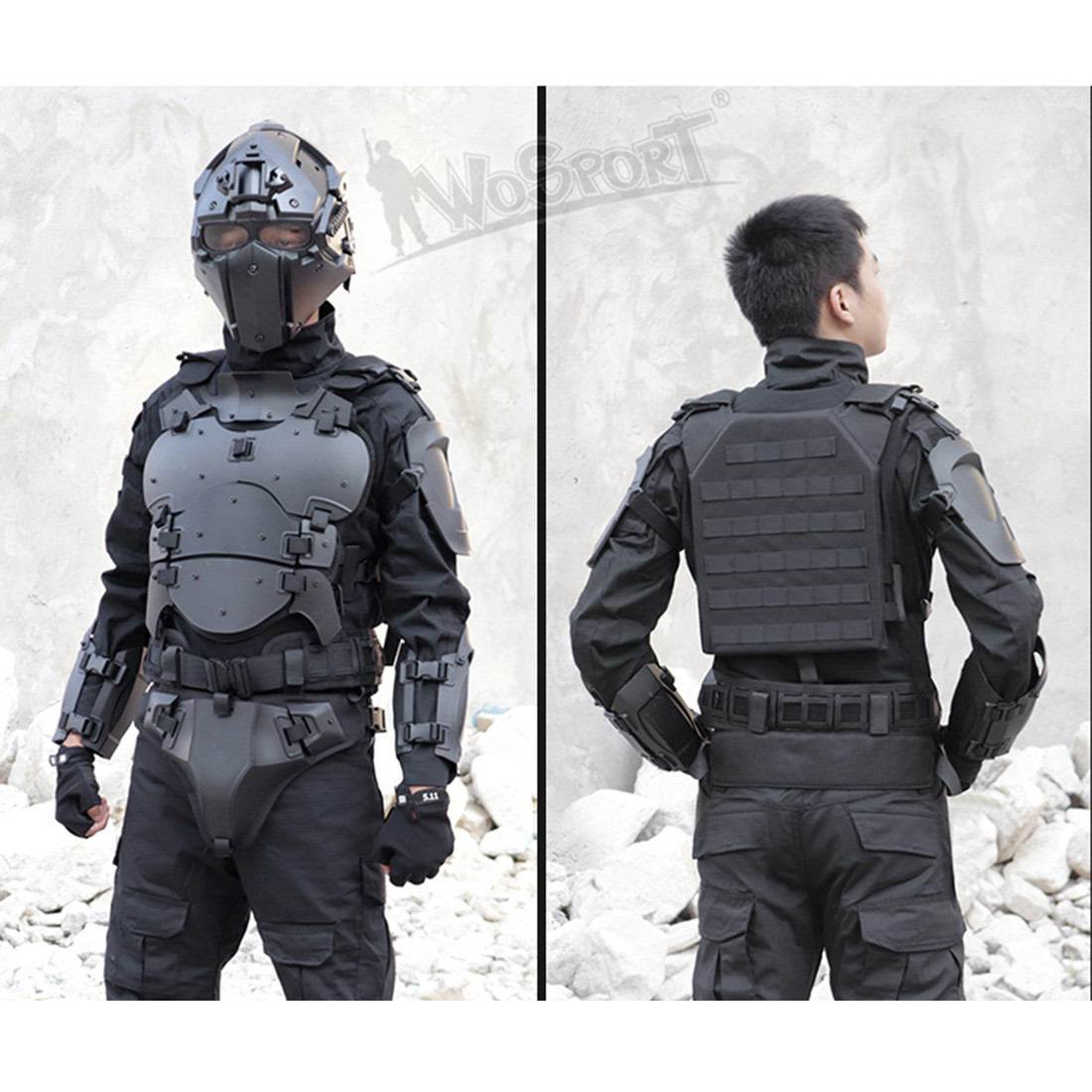 US$ 139.99 - WST Outdoor Multi-function Tactical Armor Set Adjustable ...