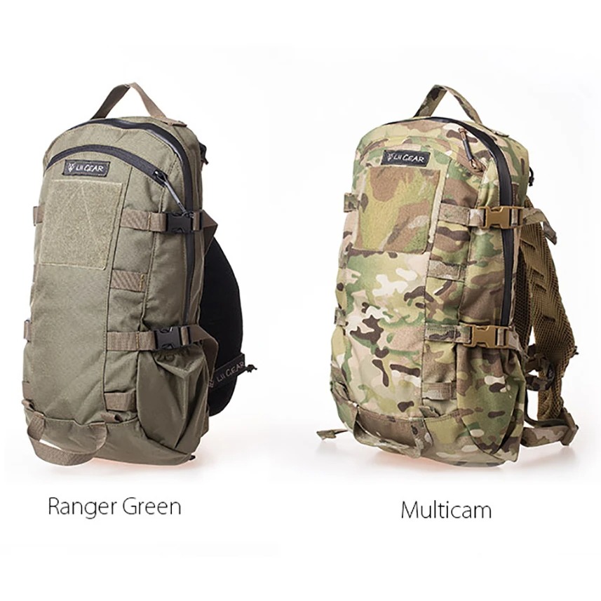 【正規取扱店】 Lii Gear Mr. Big 13L 迷彩柄/Dyneema バックパック - 個人装備