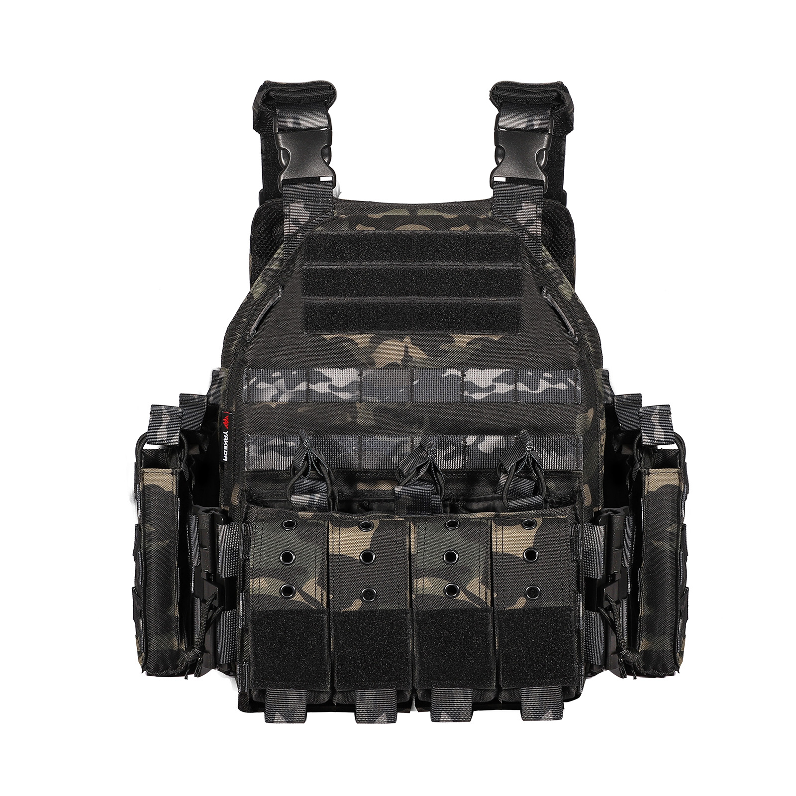 Amazon.com: Black Tactical Vest with Holster Adjustable