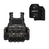 Tacticalxmen Quick Release Plate Carrier Airsoft Vest and UTA NIJ Level III Body Armor Ballistic Levels