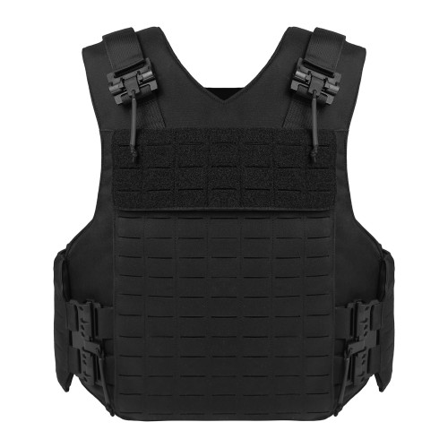 TacticalXmen U.T.A Universal Tactical Alliance Buffalo Laser Cutting Vest Wearproof Tactical Vest - Black