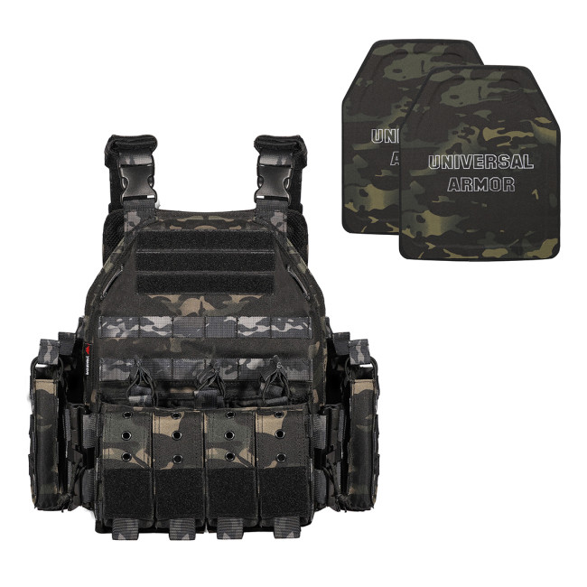 TacticalXmen Level IV Body Armor with Quick Release Military Tactical Plate Carrier