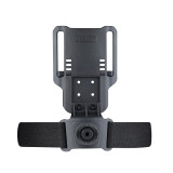 TacticalXmen Tactical Belt Quick-release Buckle MOLLE System Waist Harness Adjustable Duty Drop Attachment Magazine FOR 9mm 5.56/7.62mm