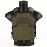 TacticalXmen Laser Cutting MOLLE LAVC Tactical Plate Carrier Soldier Armor Vest