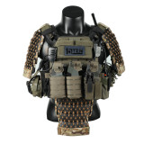 TacticalXmen YAKEDA Quick Release Tactical Plate Carrier Vest with Samurai Armor