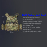 TacticalXmen UTA X-RAPTOR Lightweight Tactical Plate Carrier Vest with NIJ Level IIIA Body Armor