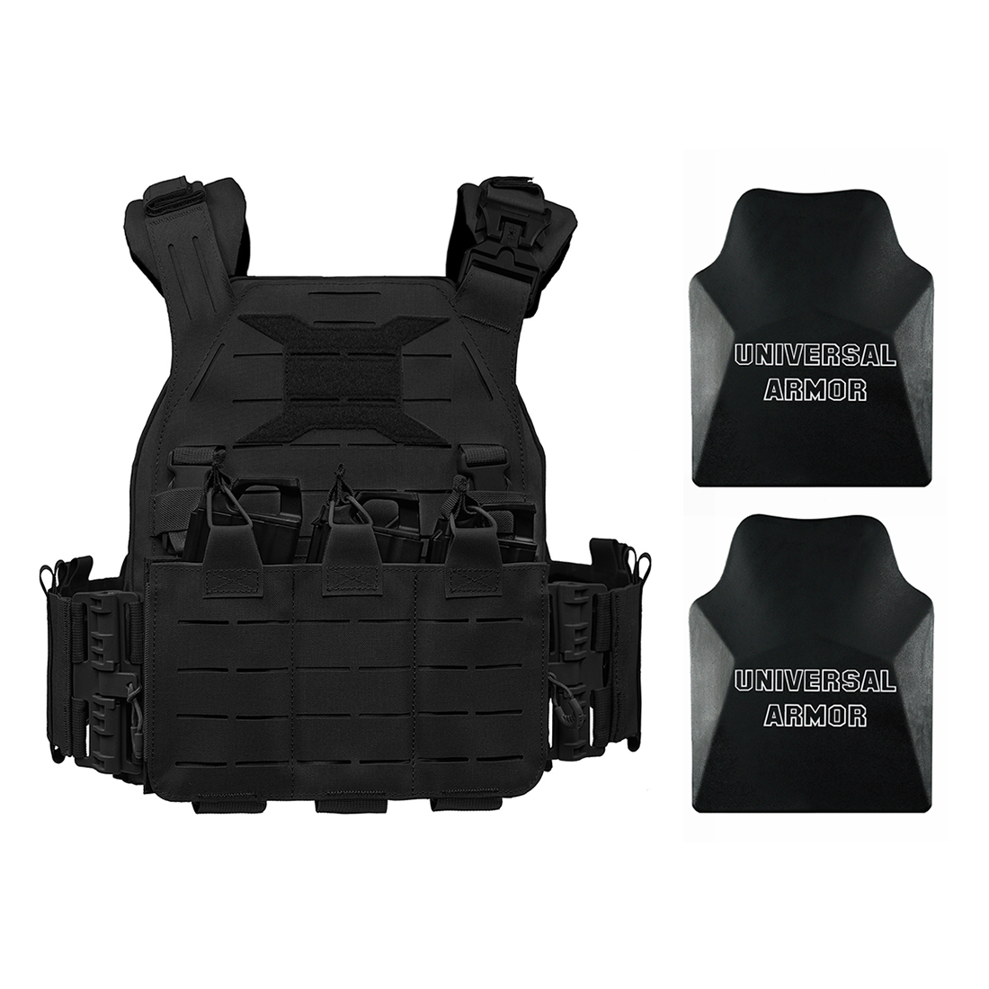 TacticalXmen X-RAPTOR Lightweight Tactical Plate Carrier Vest with NIJ  Level IIIA Body Armor