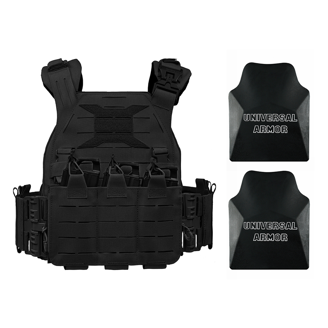 YAKEDA Tactical Vest + 6 Protective Pads-TacticalXmen