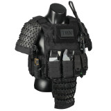 TacticalXmen Tactical Samurai Armor Set (2 x Shoulder armor  1 x Groin armor  2 x Wrist armor   2 × Skirt Armor)