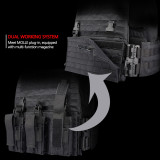 TacticalXmen YAKEDA CS Molle Multifunctional Quick Release Tactical Plate Carrier