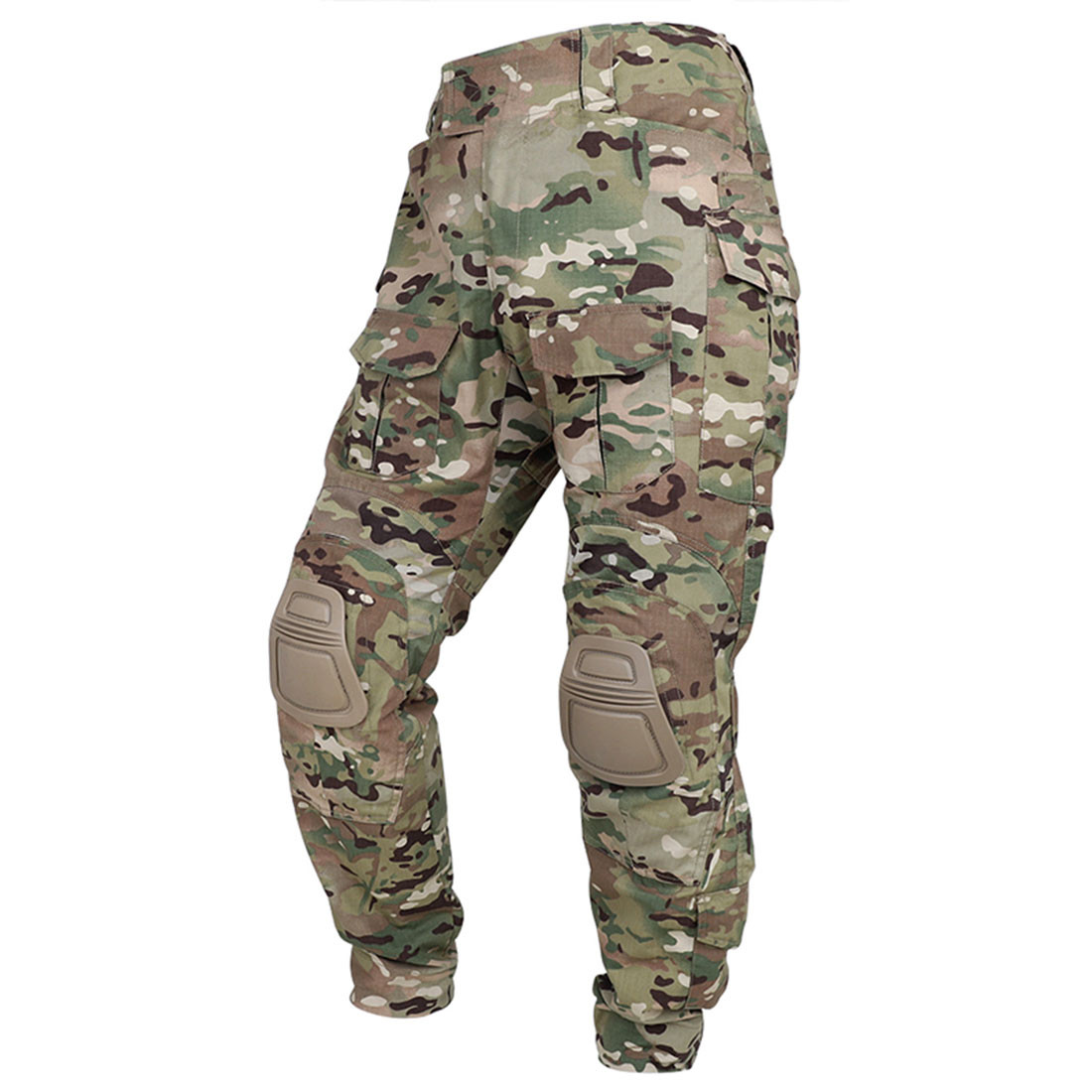 TacticalXmen Men G3 Assault Combat Uniform Set with Knee Pads Multicam ...