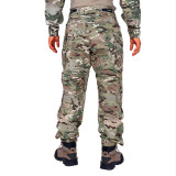 TacticalXmen Men G3 Assault Combat Uniform Set with Knee Pads Multicam Camouflage Tactical Airsoft Hunting Paintball Gear