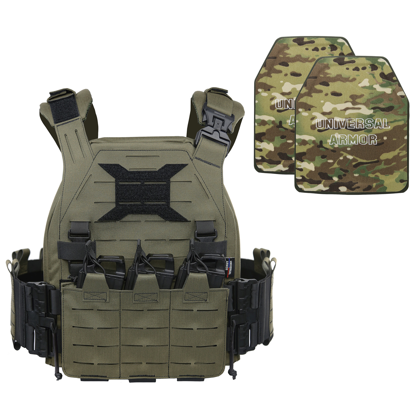 TacticalXmen Level IV Rifle Rated Body Armor with Quick Release Plate  Carrier