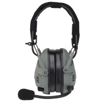 TacticalXmen WOSPORT Pickup Noise Reduction Tactical Bluetooth Headset Silica Gel Earmuffs Wear Head and Helmet Quickly Detachable Dual-purpose Communication Protection Headset Foldable