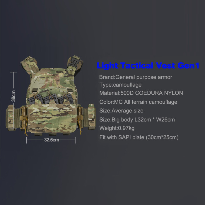 TacticalXmen NIJ Level III Rifle Rated Body Armor and X-RAPTOR Plate  Carrier Package