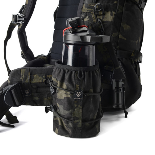 Lii Gear Portable and Lightweight EDC Bottle Bag for Outdoor - Black Fog