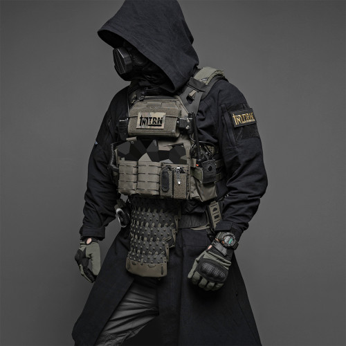 TacticalXmen BACRAFT Outdoor Tactical Long Coat Training Cloak with Hood (Black)