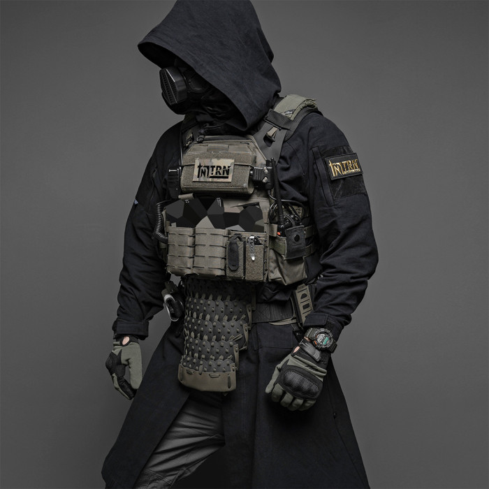 BACRAFT Outdoor Tactical Long Coat Training Cloak with Hood-TacticalXmen