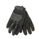 TacticalXmen Outdoor Equipment Tactical Full Finger Gloves Non-slip Gloves - (Black)