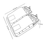 TacticalXmen UNIVERSAL TACTICAL ALLIANCE 5.56/7.62 Molle Double Mag Pouch
