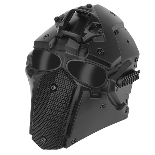TacticalXmen WoSporT Outdoor Breathable Impact Resistant Modular Tactical Helmet Full Face Mask