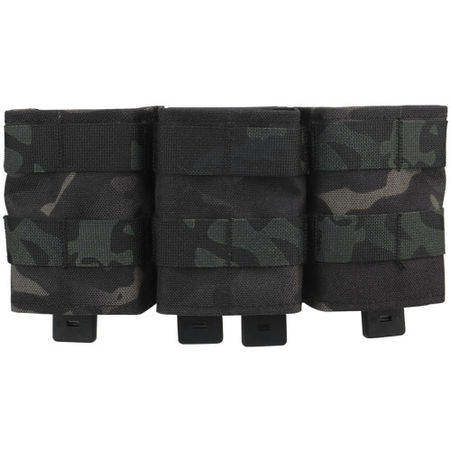 TacticalXmen WOSPORT 7.62MM Tactical Triple Mag Pouch Multifunctional Extension Pack