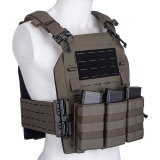 TacticalXmen Detachable Lightweight Tactical Training Vest Plate Carrier-RG