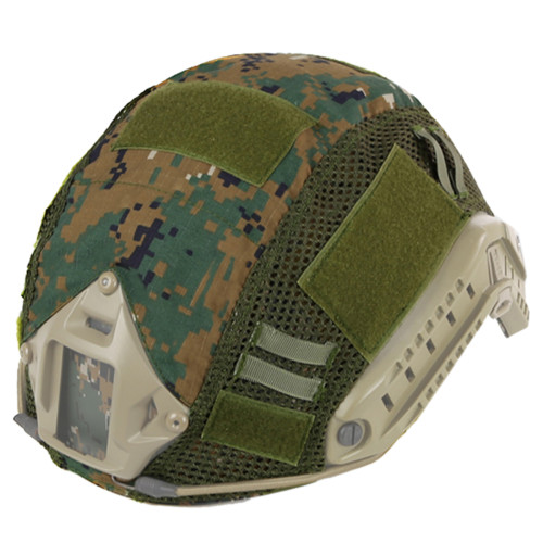 TacticalXmen WST Updated Version Camouflage Helmet Cover for FAST Tactics Helmet - Jungle Digital Type