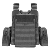 TacticalXmen Detachable MOLLE Plate Carrier Tactical Vest