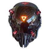 TacticalXmen Cyberpunk Helmet Mask Cyberpunk Gothic Tactical Helmet Mask with Lights