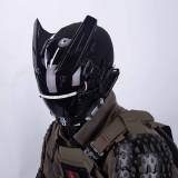 TacticalXmen Cyberpunk Helmet Mask Cyberpunk Futuristic Helmet Cyberpunk Mask techwear Cyberpunk Cosplay with LED Lights