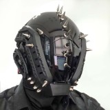 cyberpunk futuristic helmet