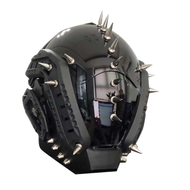 TacticalXmen Cyberpunk Helmet Mask Cyberpunk Cosplay Helmet Tactical Helmet Samurai Helmet