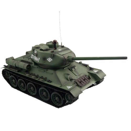 TacticalXmen 1:16 Soviet T-34 Medium Tank 2.4G Remote Control Model Military Tank with Sound Smoke Shooting Effect - Basic Edition