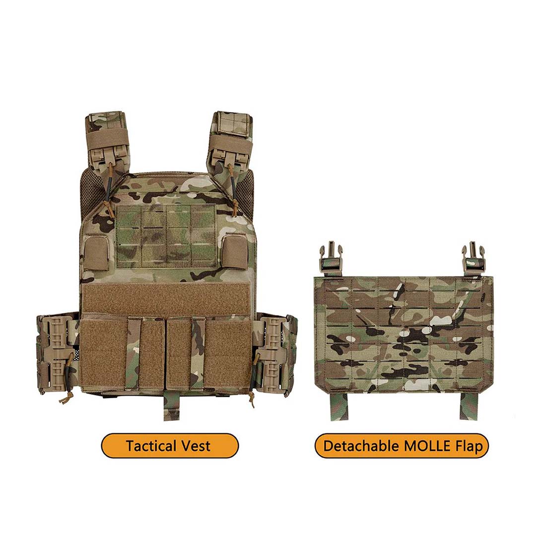 Quick-release Protective Plate Carrier Tactical Vest-TacticalXmen