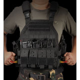 TacticalXmen Quick Release Tactical Plate Carrier Vest with Level III Body Armor