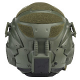 TacticalXmen HL-98 Tactical Helmet with Built-in Communication Earphone